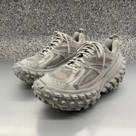 巴黎世家 BALENCIAGA轮胎鞋男士运动鞋厚底网布尼龙磨...
