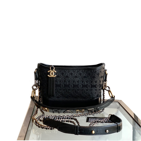 镭射25开 女士链条包单肩斜挎包 98新 chanel 香奈儿 镂空蕾丝流浪包