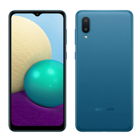 三星samsunggalaxya02智能手机版65英寸双卡双待通4g蓝色版364gb