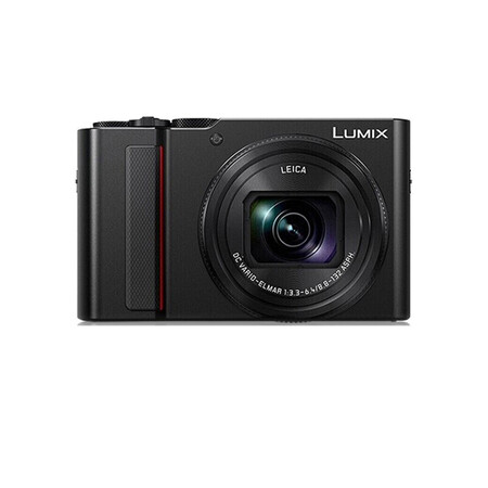 松下panasoniczs220zs110升级版卡片机数码相机支持4k黑色单机标配64g