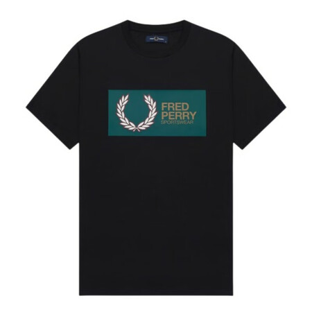FRED PERRY  T恤 M 黑色