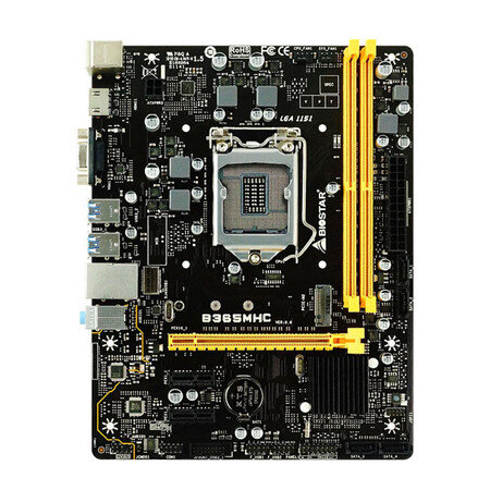 二手95新台式电脑办公家用主机b360b365h310组装机1151e2124e2124映泰