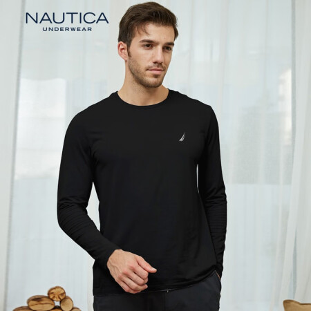 诺帝卡（NAUTICA） Underwear可外穿经典纯色圆...