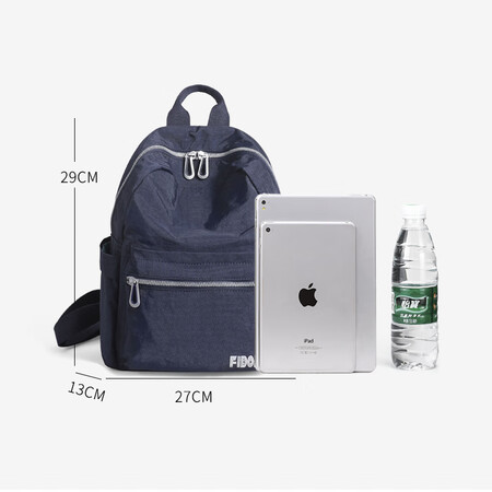 菲都狄都（Fido Dido）新款双肩包女包户外出行牛津布背...