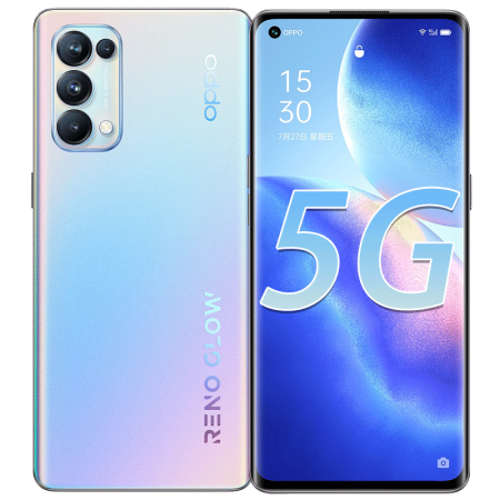 opporeno5 pro 5g智能美颜拍照手机闪充65wreno5pro曲面屏幕 星河入梦