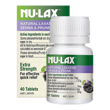 NU LAX乐康片西梅加强版 乐康膏便秘通便润肠芦荟精华排油...