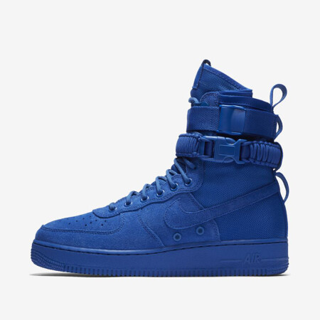 nike男鞋 空軍一號 sf air force 1 high 男子高幫運動休閒板鞋 藍色