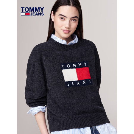 汤米希尔费格（Tommy Hilfiger）女装含羊毛混纺醒...