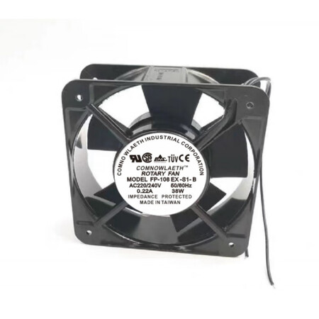 Ventola Di Raffreddamento Assiale 172mm AC220V 38W - Modello FP-108EX-S1-S/B, Per Armadi Elettrici, Cuscinetti A Sfera, Silenziosa - 8