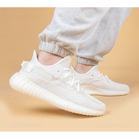 阿迪达斯 （adidas）Yeezy 350 V2纯白2.0...
