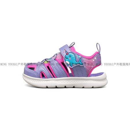 斯凯奇（Skechers）2025夏季新款女童鞋包头凉鞋软底...