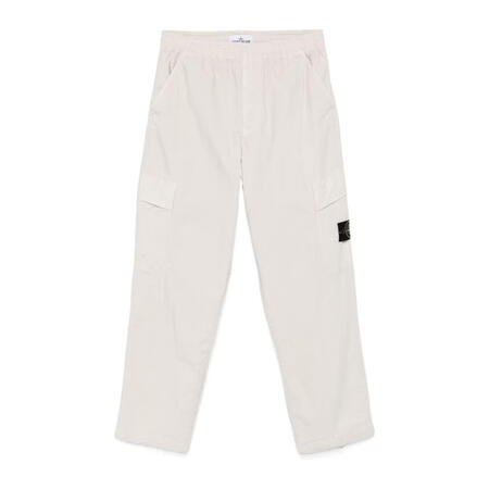 STONE ISLAND棉弹休闲直筒裤男松紧腰可拆卸贴片百搭...