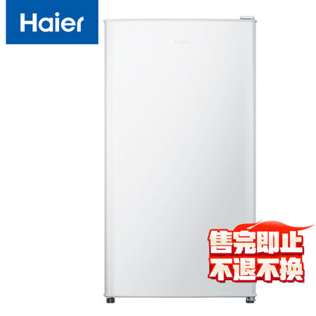 海尔（Haier）90升单开门保鲜电冰箱小户型迷你家用租房宿...