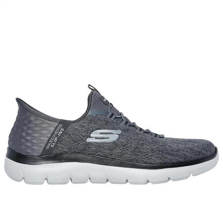 斯凯奇（Skechers）男士宽版跑鞋缓震透气运动鞋秋季新款...