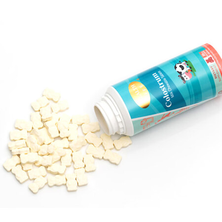 Stellar Labs新西兰高钙牛初乳片150粒提高体质小...