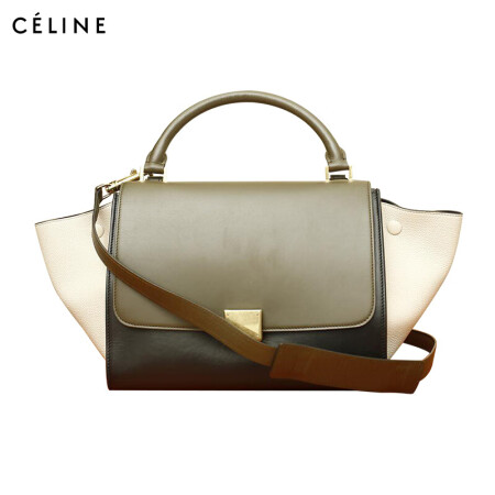 【二手99新】celine(思琳)秋千包 单肩包 二手奢侈品 拼色