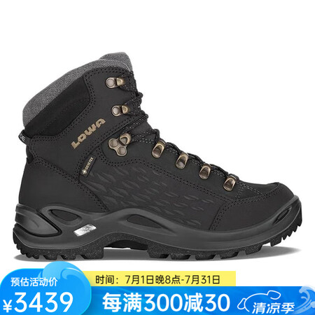 LOWA女鞋子登山徒步鞋秋冬季保暖户外运动跑步鞋作战靴防滑水...
