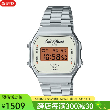 卡西欧（Casio）A168 系列手表Cafe Kitsun...