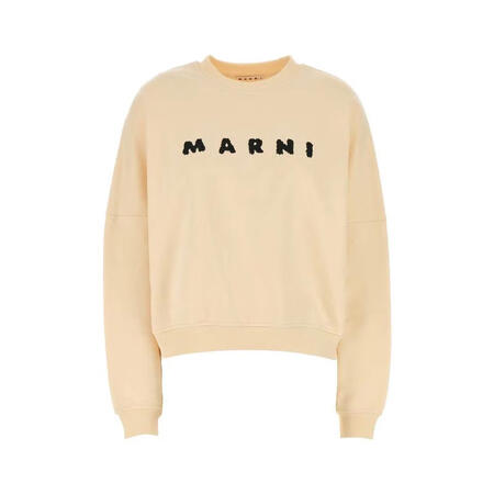 MARNI奶油宽松连帽衫女秋冬保暖慵懒风家居服 白色 均码 ...