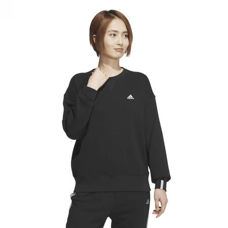 阿迪达斯 （adidas）运动女宽松长袖圆领套头卫衣舒适休闲...