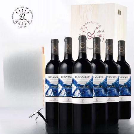 拉菲（LAFITE）原瓶进口巴斯克科洛拉菲珍藏佳美娜干红葡萄...