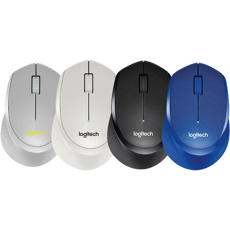 罗技（Logitech）轻音系列M330无线鼠标轻音办公电脑...