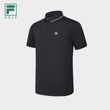 斐乐（FILA）男子针织短袖POLO衫24秋新款凉感高尔夫运...