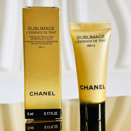 香奈儿（Chanel）小样精萃滋养粉底液5ml金砖20号粉底...