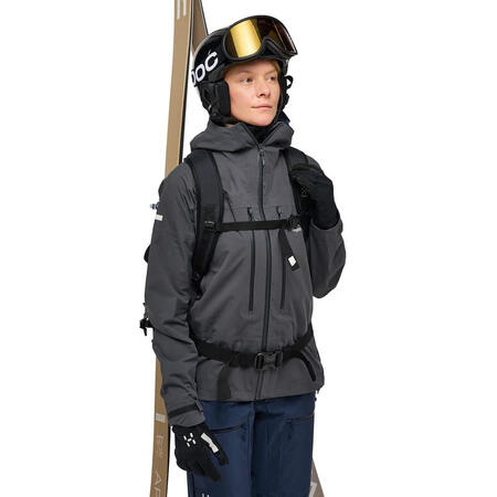 HAGLOFS轻薄透气冲锋衣女子滑雪登山三合一多功能户外运动...
