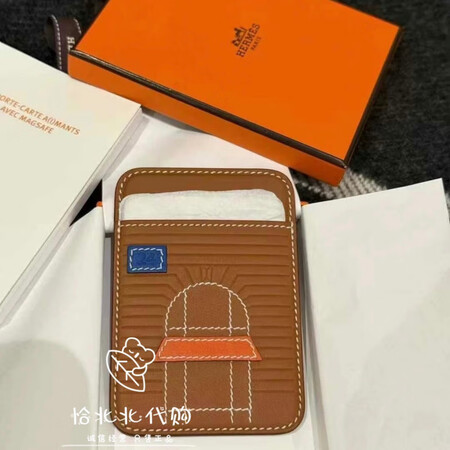 爱马仕（HERMES）爱马仕hermes 马头 房子刺绣牛皮...