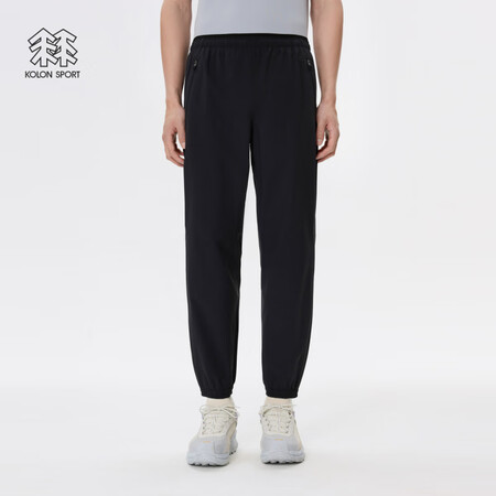 KOLON SPORT可隆男梭织束脚长裤防风防泼水耐磨透湿户...