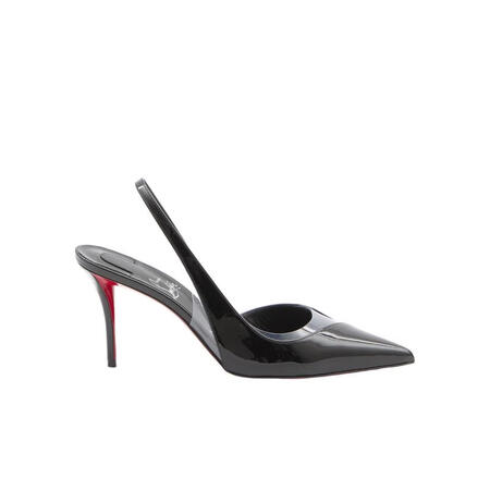 路铂廷（Christian Louboutin）尖头高跟鞋透...