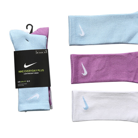 耐克（NIKE）男袜女袜2024三双装运动袜休闲袜透气袜子S...