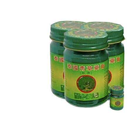 卧佛牌泰国青草膏老少皆宜止痒户外晕车防暑护理缓解蚊虫叮咬痒清...
