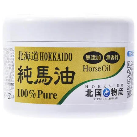 现货 日本北海道 北国物产无添加100纯马油保湿抗皱80g ...