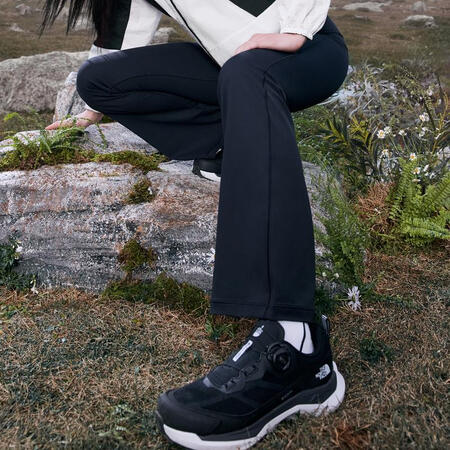 北面（The North Face）女式高弹力瑜伽长裤舒适透...