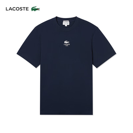 鳄鱼（LACOSTE）男女同款25春夏新款休闲百搭圆领T恤 ...
