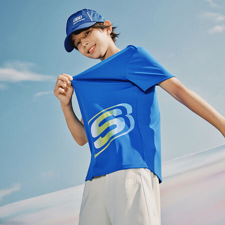 斯凯奇（Skechers）【纯棉舒适】SKECHERS童装男...