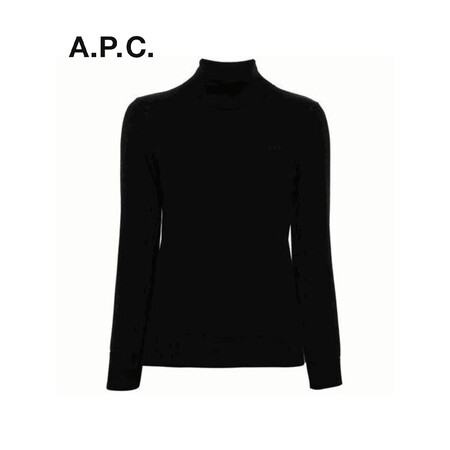 A.P.C. 奢侈品 女士 针织衫/毛衣 黑色 20  M