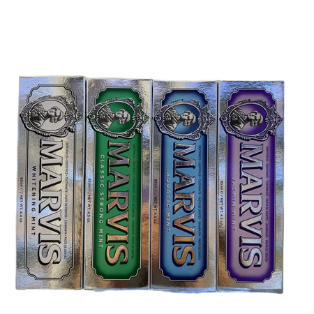 万宁意大利Marvis玛尔斯牙膏中爱马仕牙膏美白去口臭口气清...