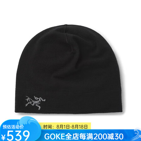 始祖鸟（ARC'TERYX）男女无边帽冷帽子保暖防...