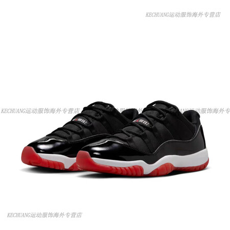 耐克（NIKE） 11 Low AJ11黑红 低帮 复古篮球...