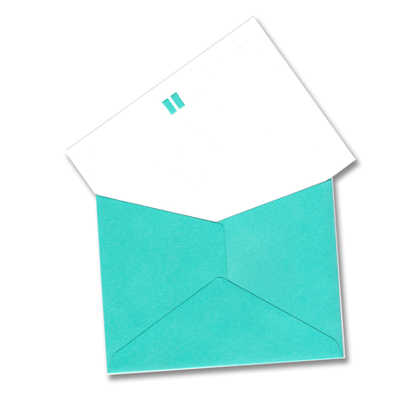 蒂芙尼 项链手链手镯戒指明信片 蓝色信封明信片