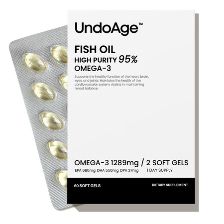 营养工厂 UndoAge 鱼油 60 粒 95% 高纯度 心...