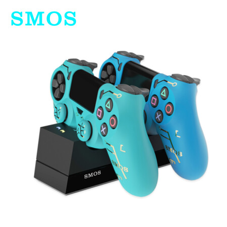 Smoszc 005 Smos索尼ps4游戏手柄充电座slim Pro手柄双充升级版带指示灯独立电源配件 行情报价价格评测 京东