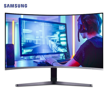 【samsungc27r500fhc 】三星(samsung)27英寸爱眼窄边框电竞曲面屏可