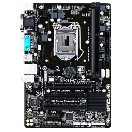 技嘉(gigabyte) h81m-s2pv主板 (lga1150)_ 4折现价199元