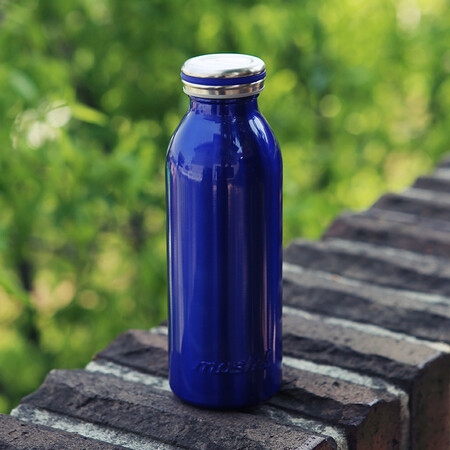 mosh 真空不锈钢创意保温杯 dmmb450nv 450ml 深蓝色