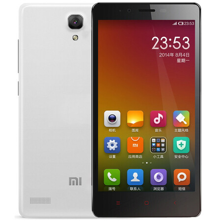 小米 红米note增强版 双卡双待 4G 智能 手机 (16G ROM) 电信白色