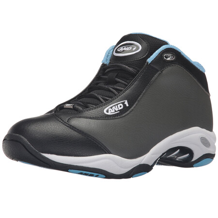 全球购and1男鞋tai chi太极篮球鞋 黑蓝太极 45码/us11